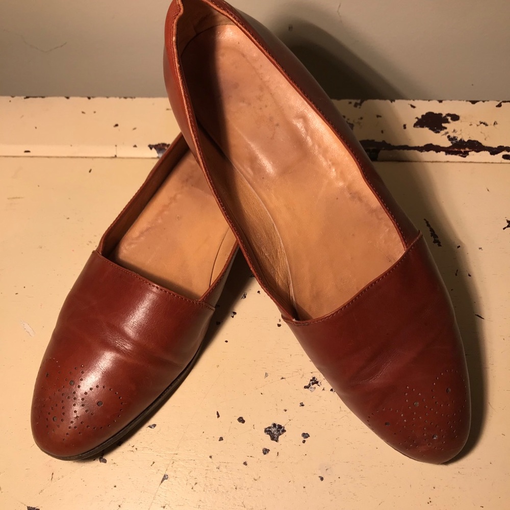 Ralph Lauren Italian Hand stitched Flats
